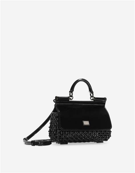 dolce gabbana bb6222ac17687392|Sicily handbag in Black for Women .